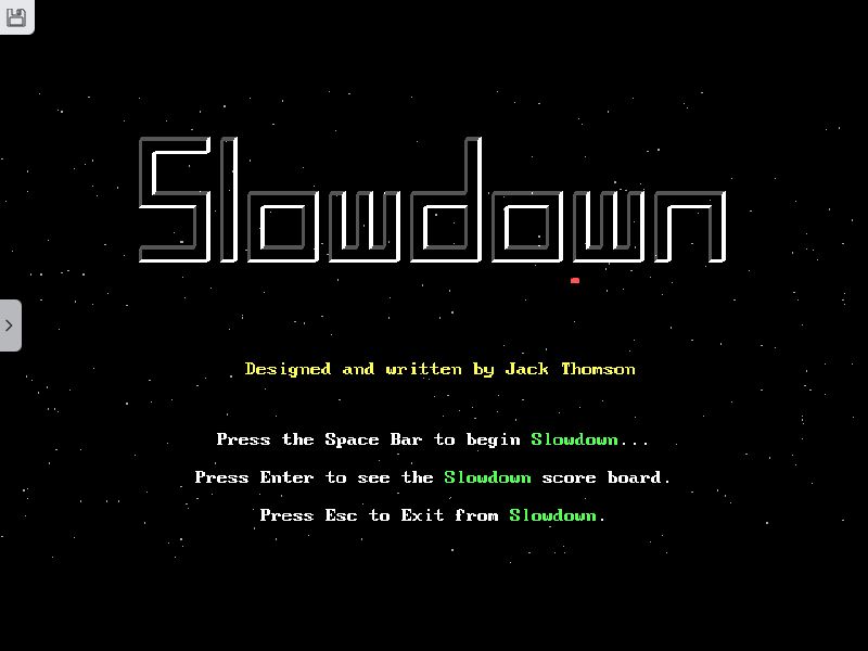 Slowdown