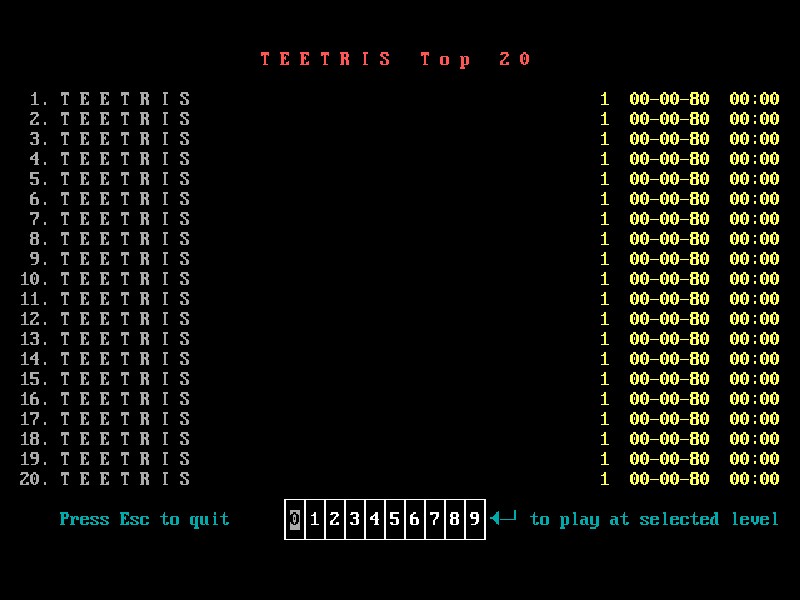 Teetris