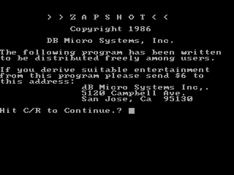 Zapshot